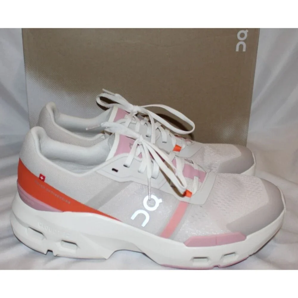 NEW ON CLOUD WOMEN'S CLOUDPULSE RUNNING ATHLETIC SNEAKERS‎ PEARL/BLOSSOM